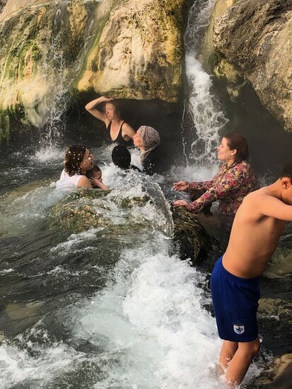 kaltes Bad, heiße Dusche