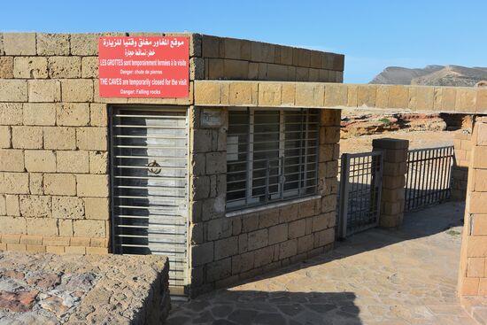 die Höhlen sind vorübergehend geschlossen