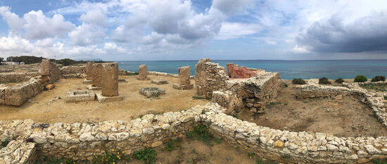 ausgegrabene Mauern von Kerkouane