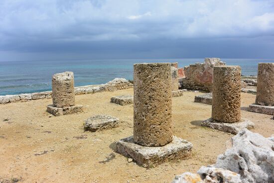 Säulen des Tempels am Meer