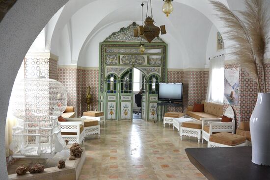 In der Rezeption des Campingplatzes