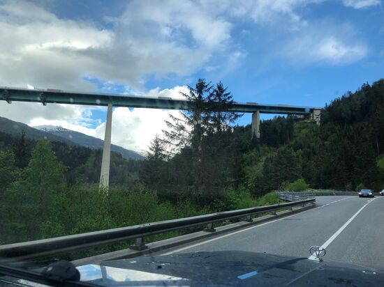 Brückenkonstruktionen der Brennerautobahn