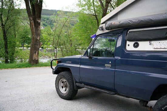 Übernachtungsplatz am Kloster Neustift