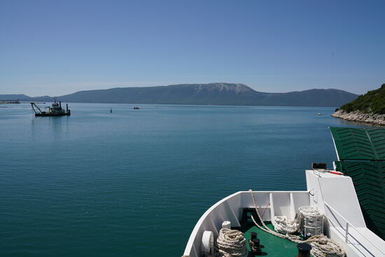 auf der Fähre nach Pelješac