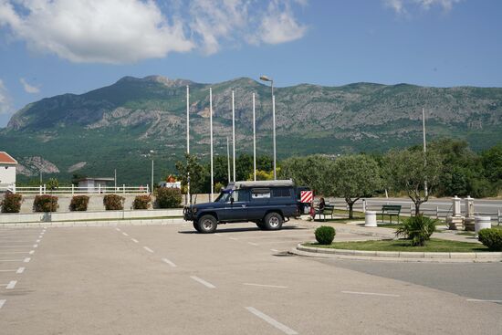 kurz vor der Grenze zwischen Montenegro und Albanien