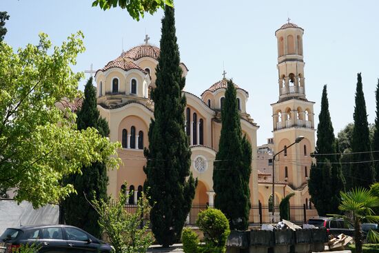 christliche Kirche im Zentrum der Stadt