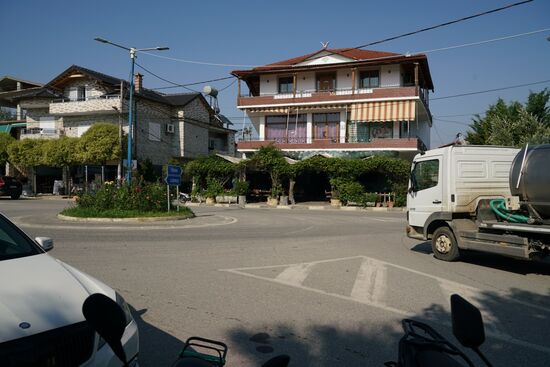 zentraler Kreisverkehr von Kuçova