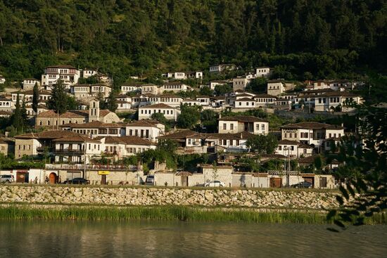 die Stadtteile südlich des Osum liegen meistens im Schatten