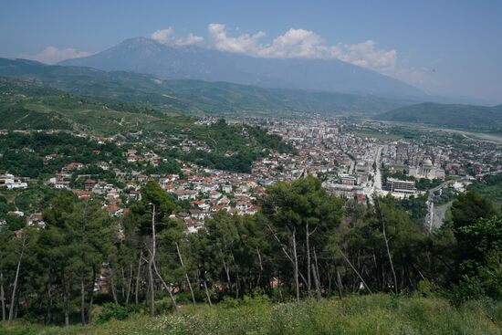 Berat, von der Burg aus gesehen