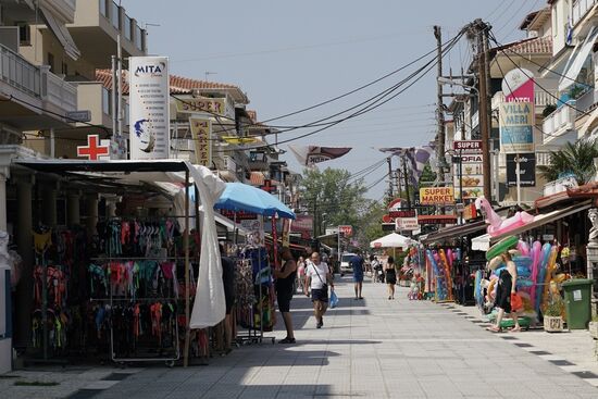 das Einkaufsparadies in "Olympic Beach"