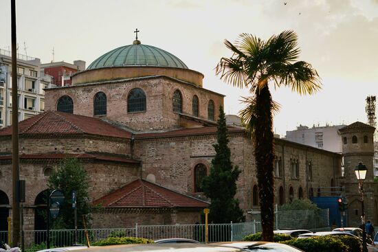 die Sophienkirche "Hagia Sophia" in Thessaloniki