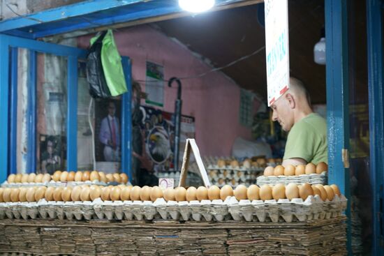 auch Eier sind eine begehrte Ware
