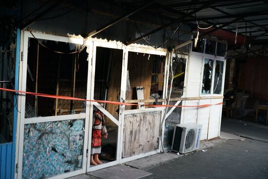 in wenigen Minuten war der Besitz einer Familie zerstört