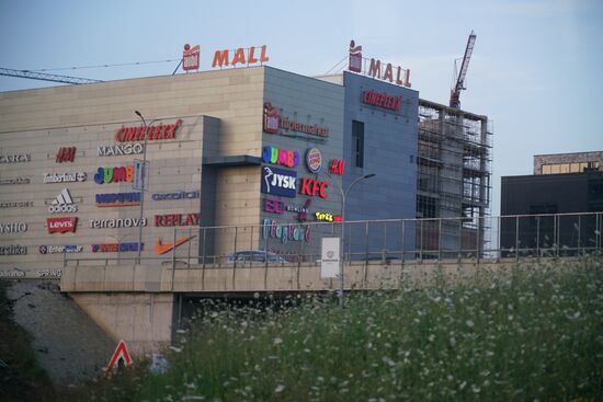 namhafte Marken sind in den Einkaufszentren vertreten