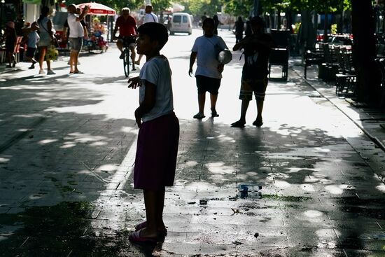 Kinder, die zum Lebensunterhalt der Sippe beitragen müssen