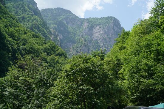 in der Rugova-Schlucht