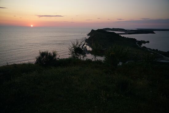 der Tag neigt sich seinem Ende zu