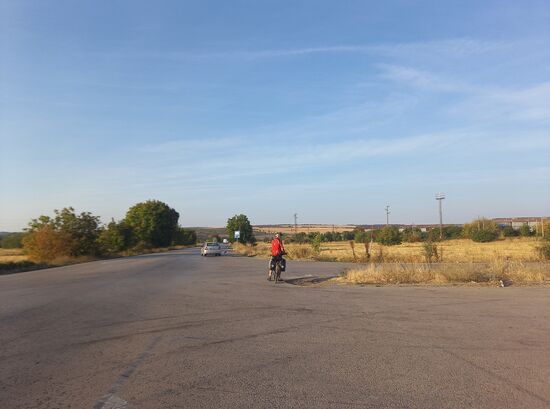 Ausfahrt von Neqotin