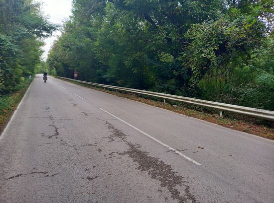 Hauptstraße in Pozharevo