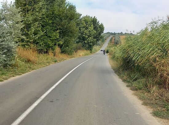 Radweg in Tichilesti