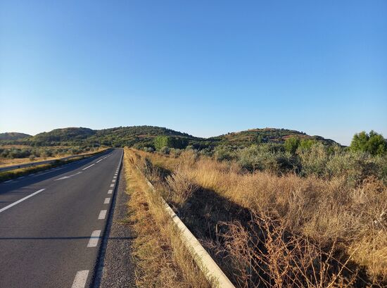 Straße in Luncavita