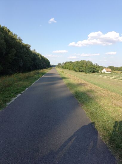 Radweg nach Mohacs