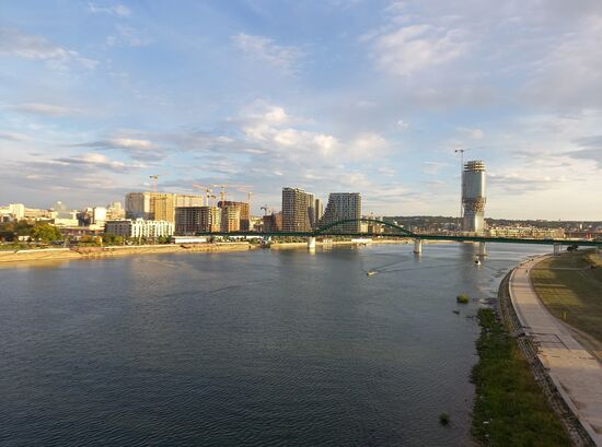 Überfahrt über die Save