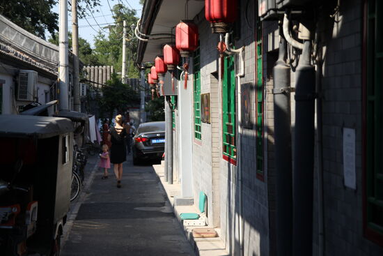 Straßenzug im Hutong