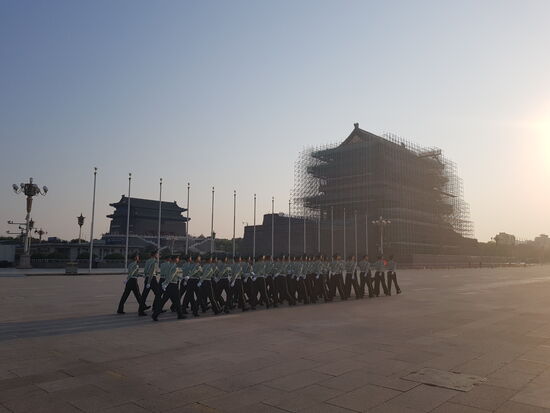 Eindrücke unseres Spaziergangs über den Tian'anmen Platz