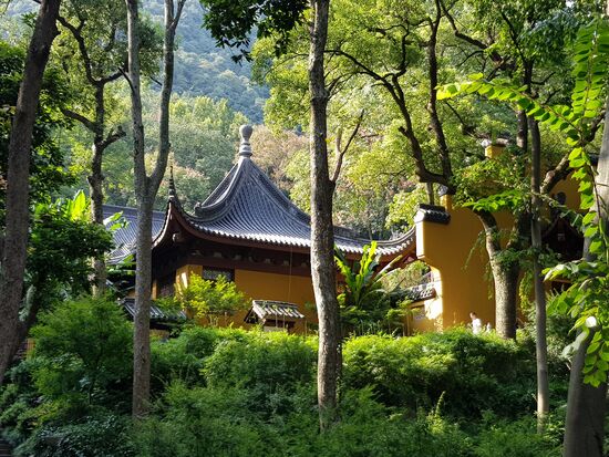 Einblick in die Lingyin Tempelanlage