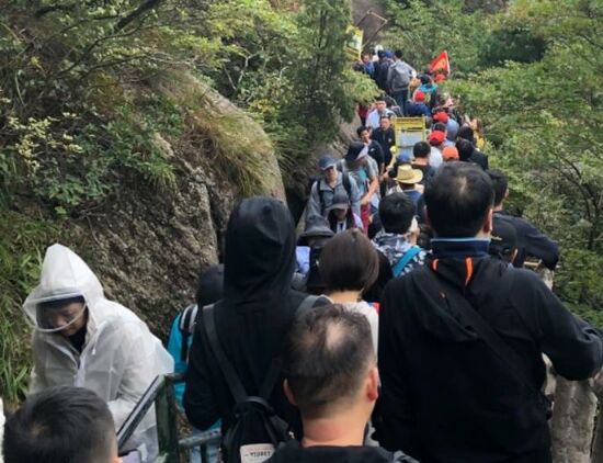 Andrang auf dem Huangshan