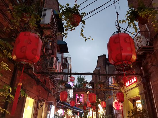 Straße in Tianzifang