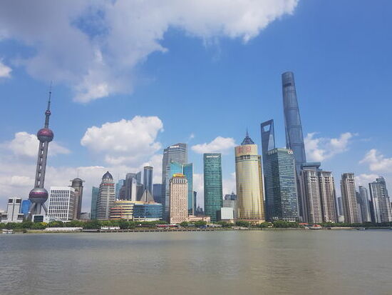 Skyline von Pudong