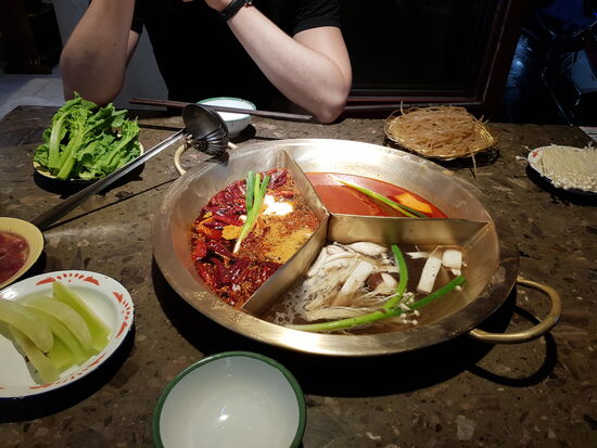 Hot Pot in der E Mutoushi Straße in Xi’an