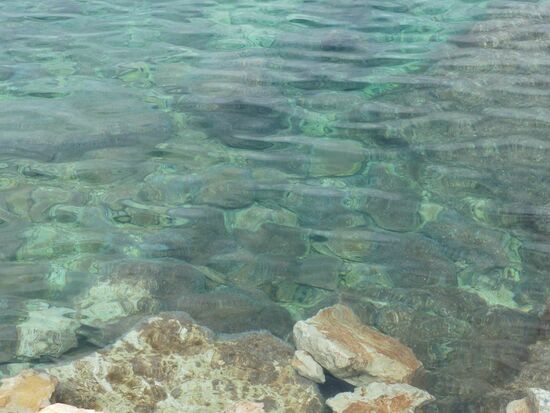 Das Wasser ist schon klar, aber immer schwer ran zu kommen