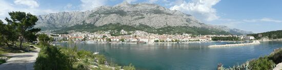 Zum Abschied Makarska von der anderen Hafenseite