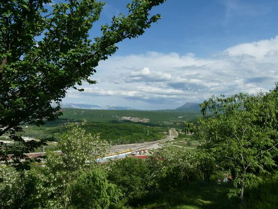 Blick von der Festung Knin