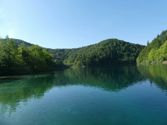 Der erste Blick auf den See