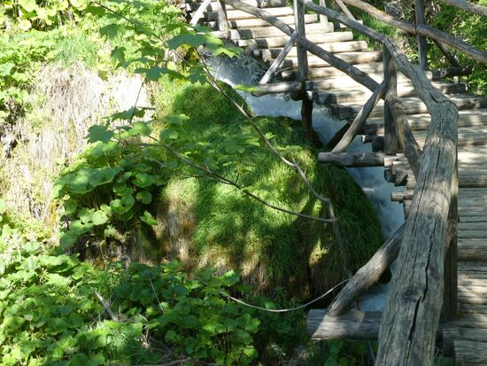 So waren die Holzstege