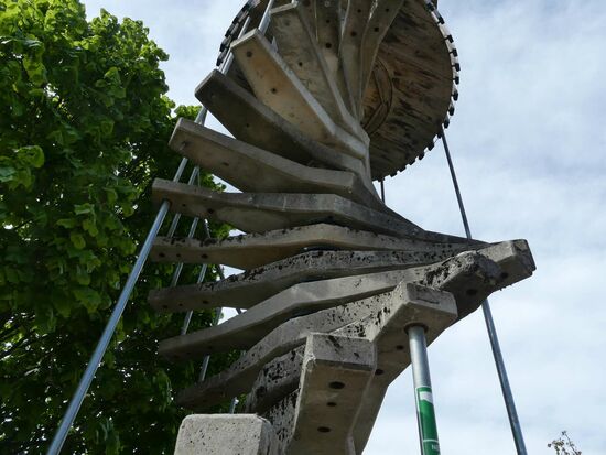 Hier geht es auf einen Aussichtsturm