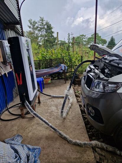 Vor einigen Jahren gab es hier noch überhaupt keinen Strom...