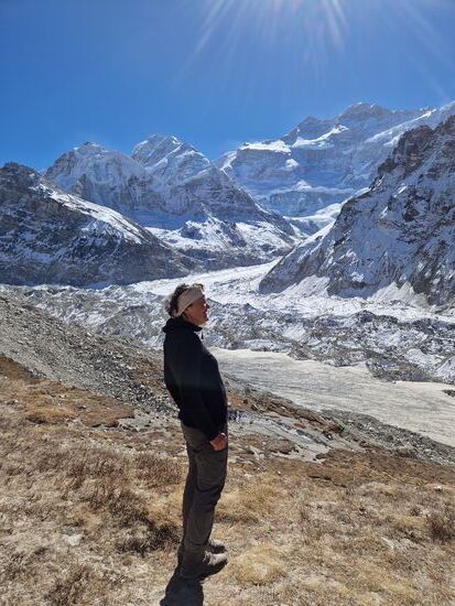 Blick auf den Yannuh Gletscher