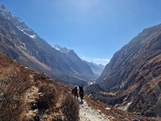 In der Sonne ist es angenehm