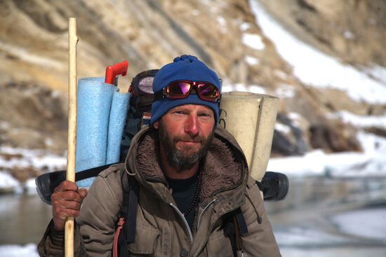 Thomas auf dem Zanskar