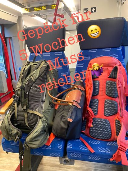  …….und das muss nun für 5 Wochen reichen