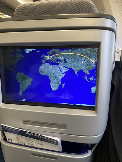  los geht die Reise in einem A340-300!! 10,5 Stunden