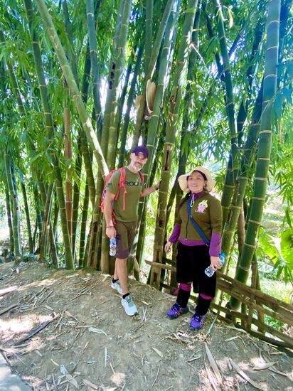 Mit unserer Tourguide - Dame Yam