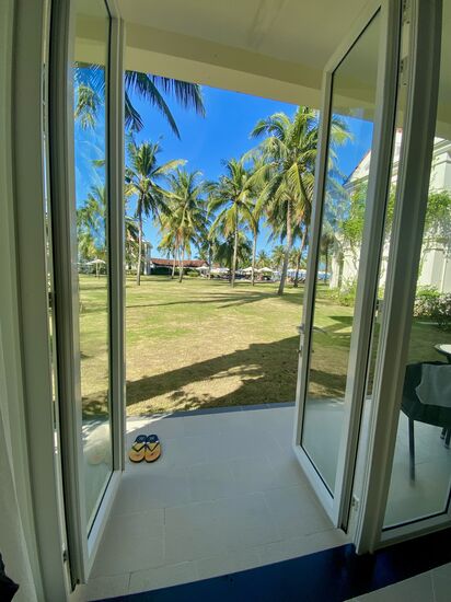 Guten Morgen mit einem fantastischen Blick aus unserem Zimmer