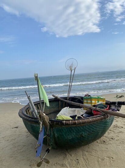 die berühmten Korbboote der Fischer