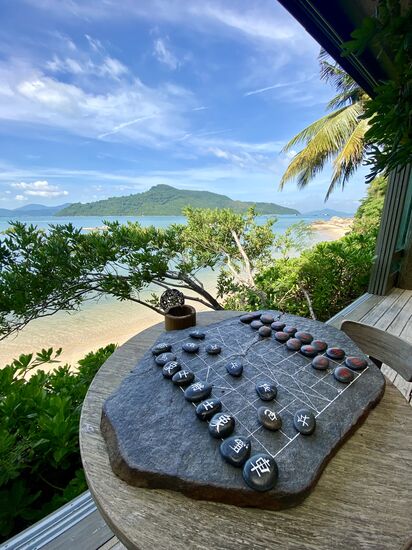 Bisschen Mahjong spielen